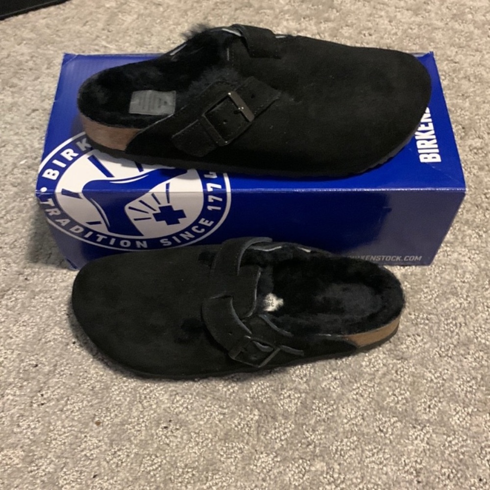 Birkenstock Shearling Boston